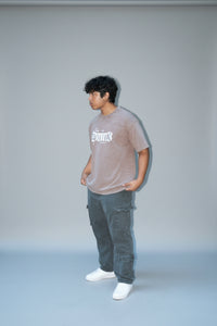 WASHED COCOA DIVIN3 DIVINITY TEE