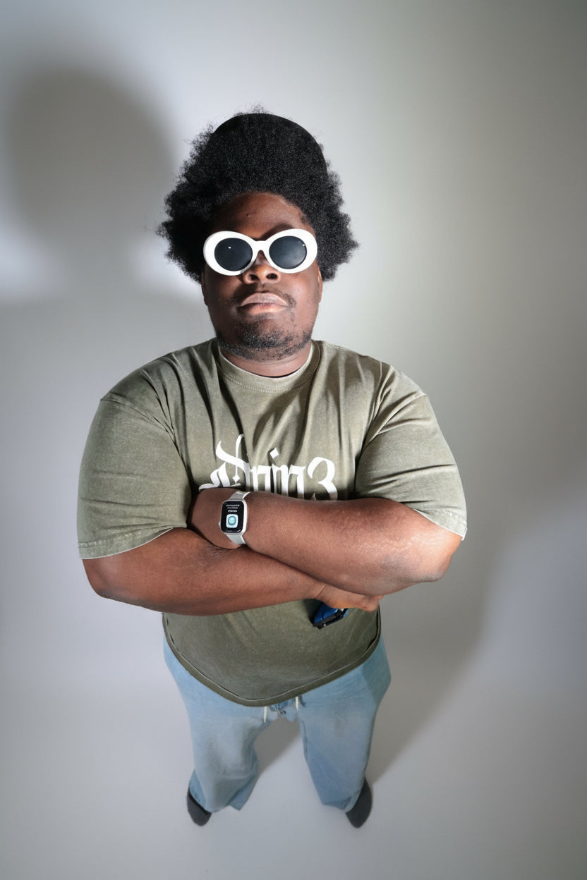 WASHED SAGE DIVIN3 DIVINITY TEE