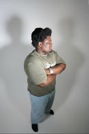 WASHED SAGE DIVIN3 DIVINITY TEE